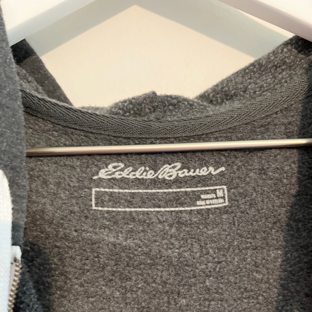 Eddie Bauer Womens Camp Fleece Full Zip Hooded Sweatshirt (Size M) - Picture 5 of 5